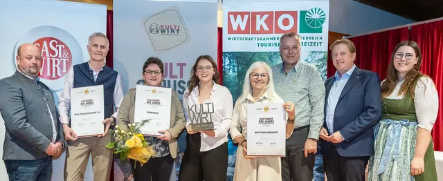 Auszeichnung für den Färberwirt (Bad Zell) und den Gasthof Dinghofer (Wartberg). | Foto: cityfoto