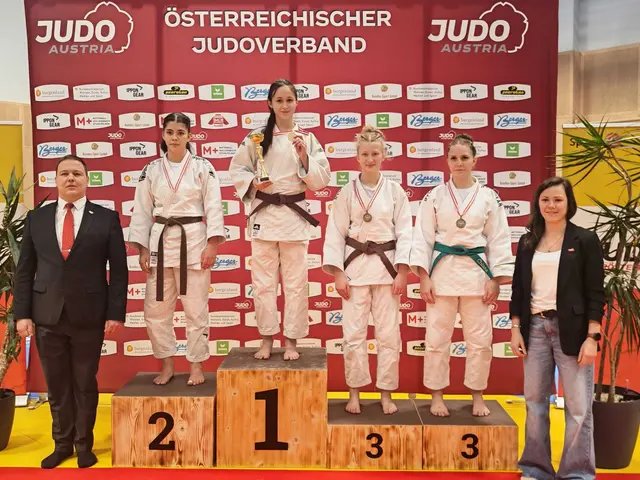 Eine Stockerauerin auf dem Stockerl: Gold für Luzia Bixa vom Judo Club Stockerau. | Foto: Judo Club Stockerau