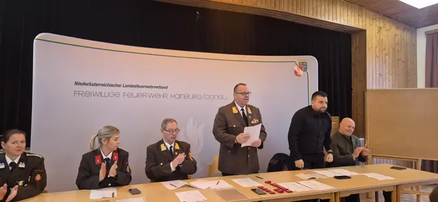 Am Sonntag, dem 18.01. fand die diesjährige Jahreshauptversammlung im Jugendheim "Kaplan Herzlik“ statt. | Foto: FF Hainburg/BFKDO Bruck