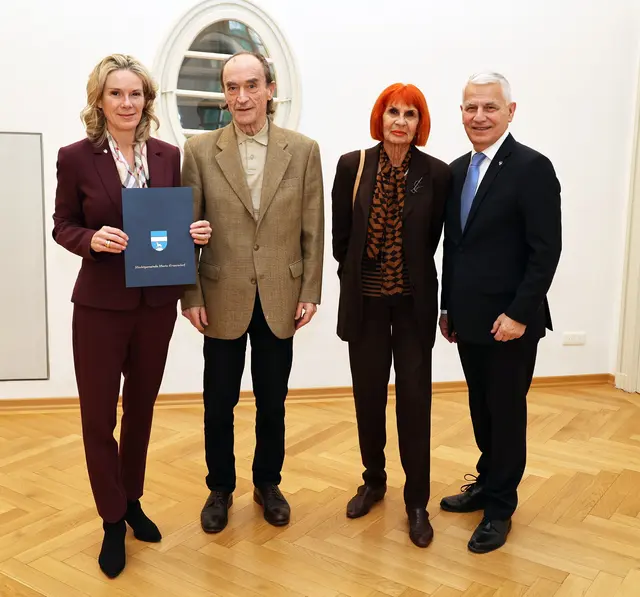 Gudrun und Leopold Litsch feierten ihre Diamantene Hochzeit.  | Foto: Marktgemeinde Maria Enzersdorf