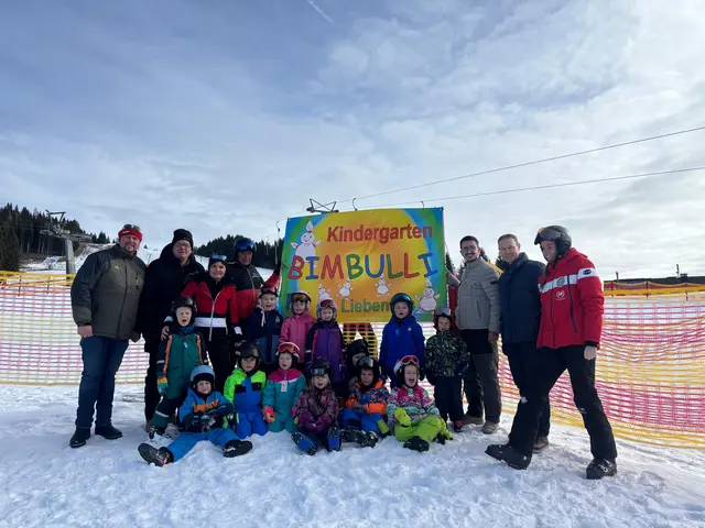 Den Abschluss der Skikurswoche bildete ein Abschlusrennen und die Siegerehrung. | Foto: Bimbulli GmbH