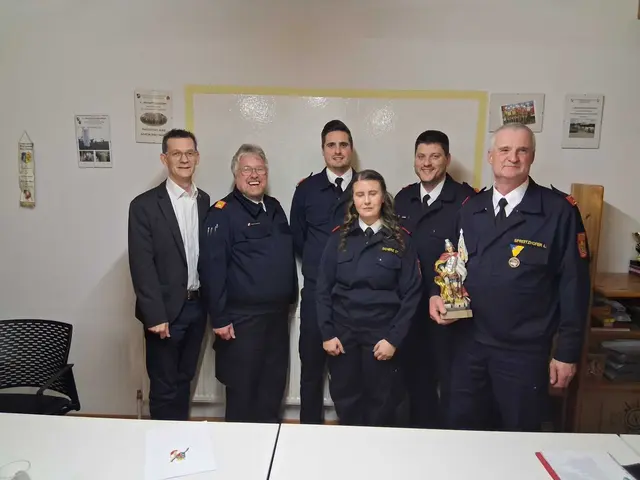 Die Feuerwehr Mollram zog Bilanz. | Foto: Freiwillige Feuerwehr Mollram