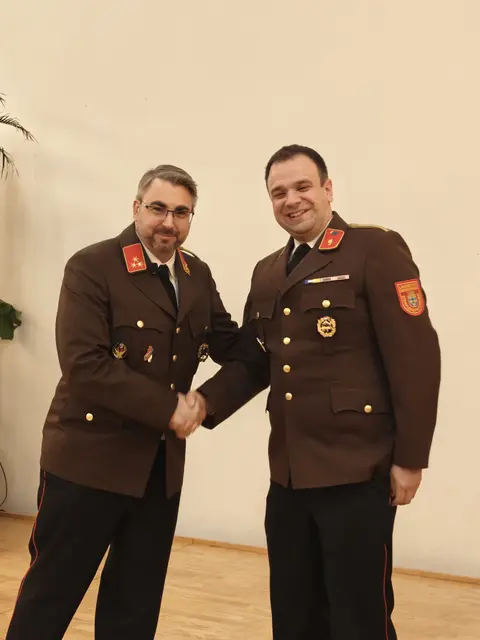 Das Kommando für die FF Wolfsgraben: Florian Krebs und Bernhard Lautner (Stv.) | Foto: Freiwillige Feuerwehr Wolfsgraben