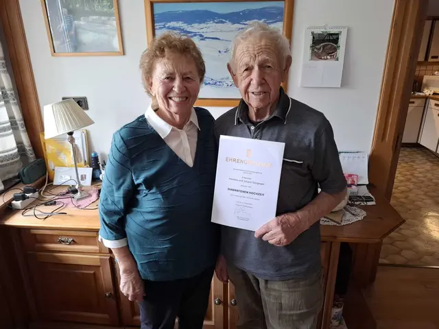 Hermine und Johann Gringinger feierten im Oktober 2025 ihre Diamantene Hochzeit. | Foto: Gemeinde Ulrichsberg