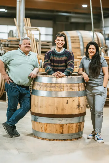 Die Fassbinder Familie Schön aus Sitzenberg-Reidling. | Foto: Matthias Koestler