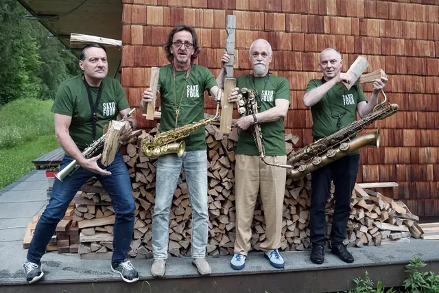 Saxofour versprechen eine Kombination von Groove, Originalität, Geist und Virtuosität bei ihrem Auftritt im Alten Schlachthof Wels. | Foto: Markus Lackinger