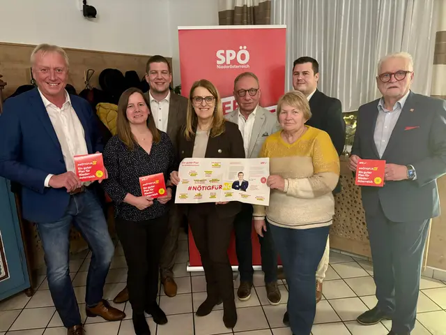 Die SPÖ Aus der Stadt Horn war in Irnfritz auch zahlreich vertreten - mit Stadt- und Gemeinderäten. | Foto: Markus Kahrer