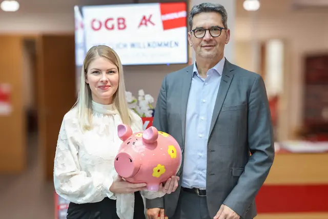Steuerexpertin Aliza Wessely und AK-Direktor Stellvertreter Mag. Rainer Porics raten zur Beantragung von ID-Austria für die nächste Lohnsteueraktion. | Foto: AK Bgld
