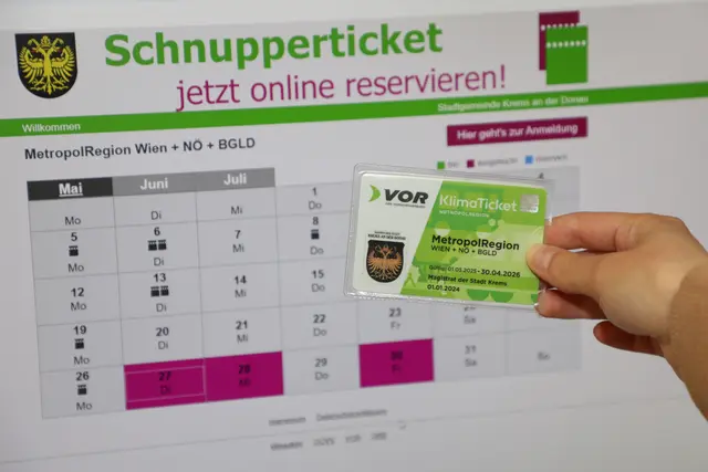 Schnupperticket – jetzt online reservieren | Foto: Stadt Krems