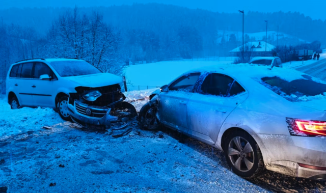 Crash unweit der Sportanlage der DSG Union Gutau | Foto: Freiwillige Feuerwehr Gutau