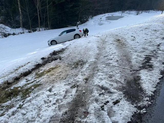 In St. Peter kam ebenfalls ein Fahrzeug von der Straße ab. | Foto: FF St. Peter