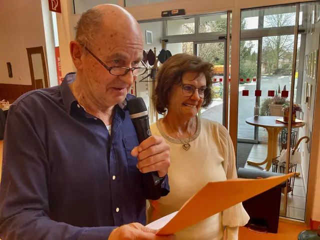 Werner Haindl und Roswitha Toplak trugen eine Gedicht vor