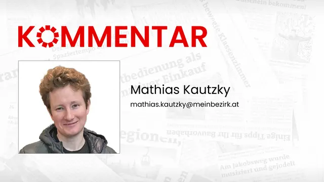 MeinBezirk-Redakteur Mathias Kautzky regt an, auf Elterntaxis künftig zu verzichten. | Foto: Petra Hofer