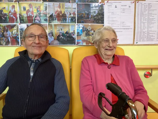 Hans Schrek freut sich mit Maria