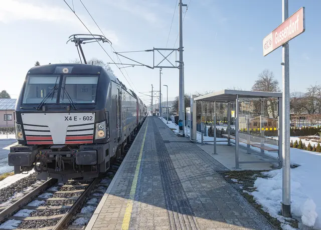 Ab 2. Februar bedient die GKB um 7.32 Uhr wieder die Haltestelle Gussendorf. | Foto: GKB/Karl Heinz Ferk