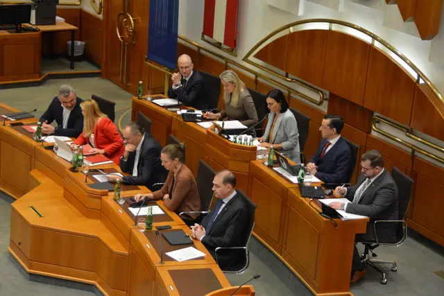 Am Donnerstag fand die erste Landtagssitzung 2026 statt. | Foto: Franz Tscheinig/MeinBezirk Burgenland