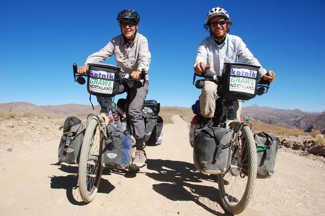 Mit dem Fahrrad um die Welt: Philipp Schaudy war fast sechs Jahre lang mit seiner Frau auf zwei Rädern unterwegs. | Foto: Schaudy