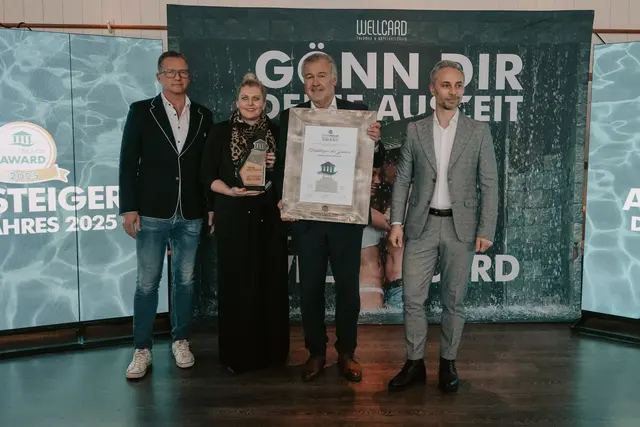 Rasanter Aufstieg: Die Therme Nova Köflach wurde mit über 260 % Stimmenzuwachs zum „Aufsteiger des Jahres 2025“ gekürt. | Foto: New Mediacheck GmbH