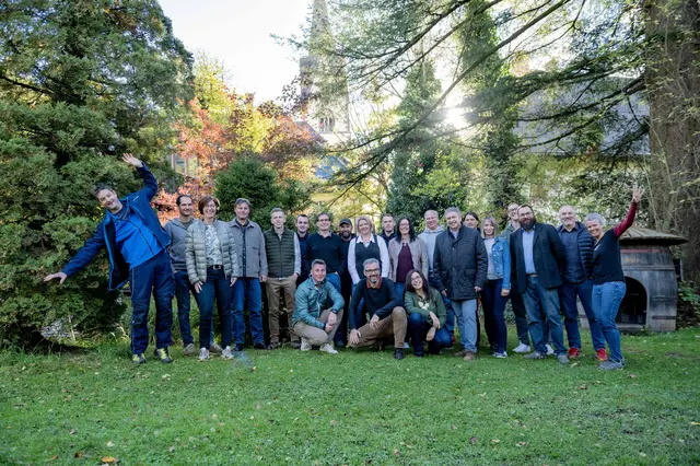 Das team der AAE freut sich über die Auszeichnung | Foto: AAE Naturstrom