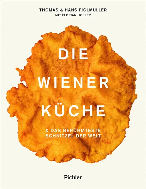 Hans und Thomas Figlmüller entstammen der Wirtshausfamilie Figlmüller in Wien, die für ihre überdimensionalen Schnitzel berühmt ist. Die Brüder führen das Unternehmen in vierter Generation. Inhaltlich unterstützt wurden sie von Florian Holzer. | Foto: Pichler Verlag