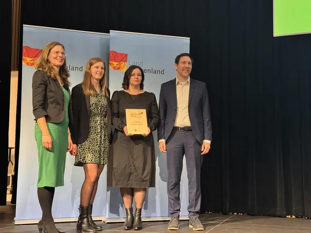 Die Vertreter der BG/BRG/BORG Oberpullendorf (3. Platz Jugend-Umweltpreis) | Foto: Andrea Glatzer
