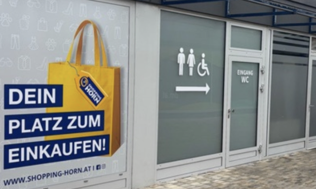Neue WC-Schilder im Shopping Horn sorgen für Stirnrunzeln bei einer MeinBezirk Horn-Leserin. | Foto: Shopping Horn