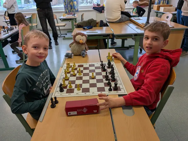 Die Nachwuchsschachprofis traten in vier Altersklassen gegeneinander an.  | Foto: Matthias Fattinger