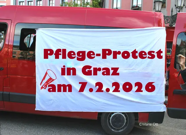 Pflege-Protest, Graz, 7.2.2026