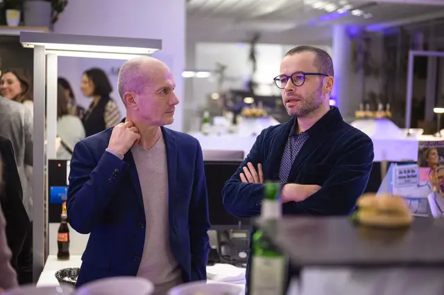 Andreas Eisendle (Vorstand RegionalMedien Austria, li.) und Matthias Krapf (Verlagsgeschäftsführer der Tiroler Tageszeitung). | Foto: ProMedia / Oss