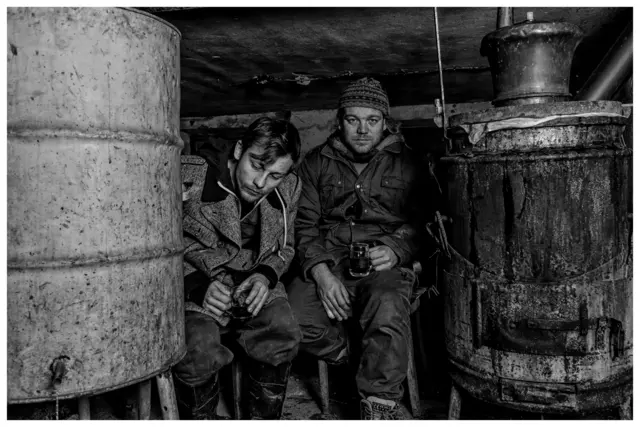 "Die Direktträger", das sind die Lokalmatadore Wolfgang und Harry Lampl. | Foto: Bernhard Lampl