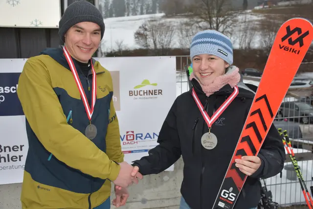 Strudengau-Cup Lauf 5 und 6 in St. Georgen/W.  Sieger Simon Sandhofer und christina Haider.  | Foto: Robert Zinterhof