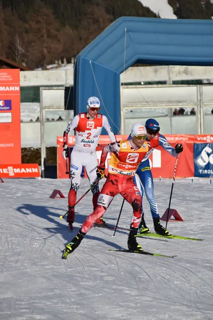 Der Weltcup-Führende und Lokalmatador Johannes Lamparter landete auf Rang fünf. | Foto: Georg Larcher