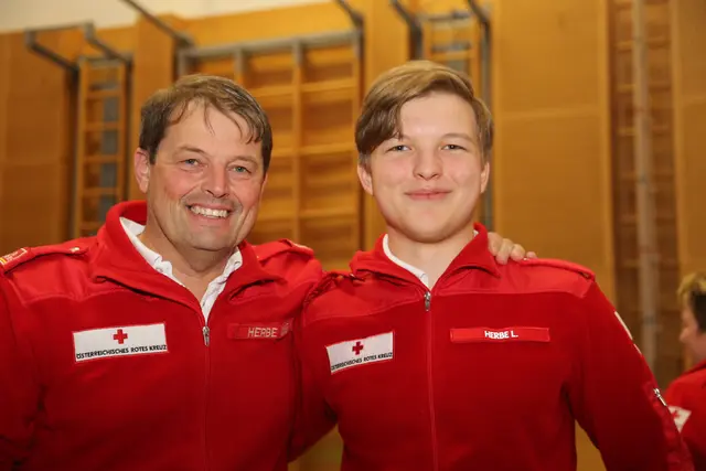 Onkel und Neffe. | Foto: RK St. Georgen/G. Eckhart Herbe