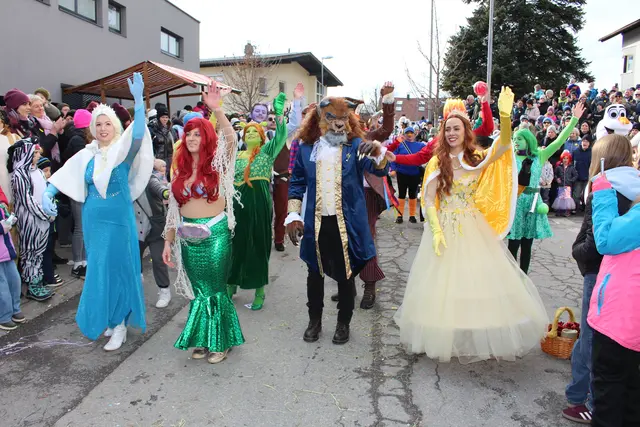 Disney Aufmarsch
