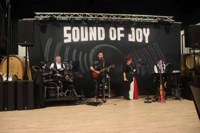 Die Band „Sound of Joy“ sorgte den ganzen Abend für beste Stimmung. | Foto: Alejandra Ortiz