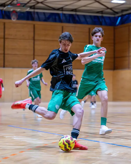 Im U16-Bewerb matchen sich Telfs, Ebbs, Rum, SPG Kaiserwinkel, Völs und der FC Wacker Innsbruck.  | Foto: TFV / Daniel Schönherr