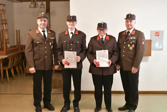 Angelobung zum Feuerwehrmann