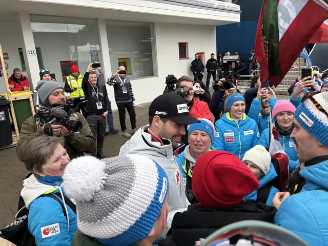 Die Fans von Vincent Kriechmayr unterstützten bei der WM 2025 in Saalbach ihr Idol. | Foto: MeinBezirk/Gernot Fohler