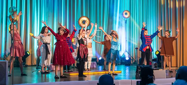 Die Kindergarde mit ihrem Showtnz "Nachts im Museum"!