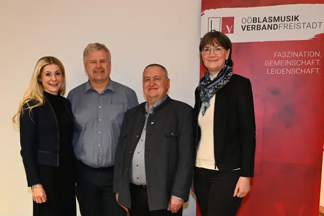 Von links: Andrea Wildberger, Herbert Rudlstorfer, Franz Jungwirth und Christine Maier. | Foto: Johannes Mayr