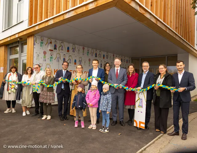 Im Oktober wurde ein Kindergarten in Lanzendorf feierlich eröffnet.  | Foto: www.cine-motion.at / Ivanek