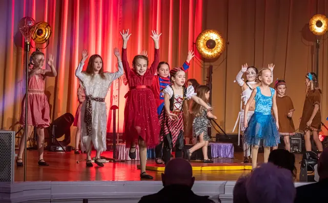 Die Kindergarde mit ihrem Showtnz "Nachts im Museum"!