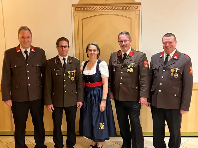 Großotten: Wolfgang Dichler, Ewald Eschelmüller, Bgm. Elisabeth Wachter, Bernhard Krettek, Hannes Faltin | Foto: Marktgemeinde Großschönau