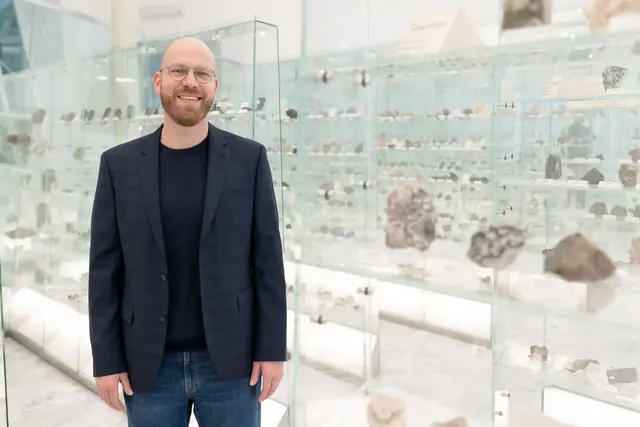Mathias Burisch-Hassel übernimmt den Lehrstuhl für Rohstoffmineralogie. | Foto: MUL/Tauderer