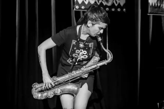 Camila Nebbia, eine argentinische Jazz- und Improvisationsmusikerin. | Foto: Dawid Laskowski