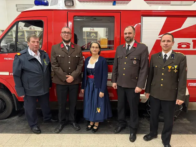 Friedreichs: Herbert Schagginger, Hannes Artner, Bgm. Elisabeth Wachter, Daniel Piesek, Thomas Prinz | Foto: Klaus Stebal