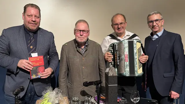 Bernhard Müller, Juius Müller, Erich Zib und Wolfgang Scherz. | Foto: Zezula
