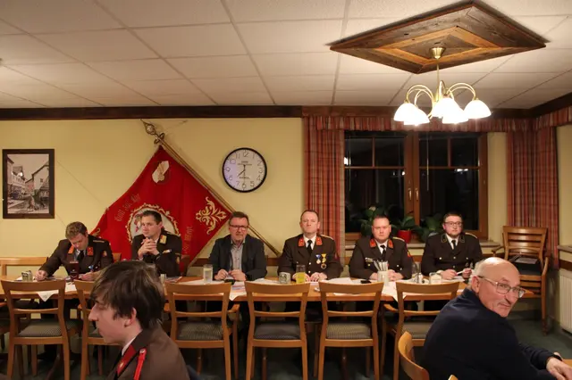 Jahresvollversammlung der FF Eisenbirn Anfang Jänner im Gasthaus Glas. | Foto: FF Eisenbirn