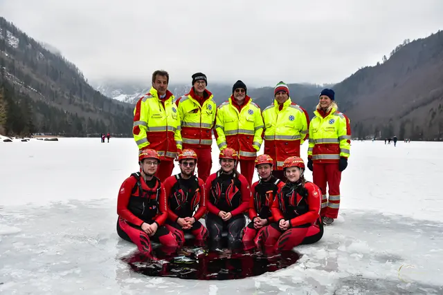 Das Team der Ebenseer Wasserrettung zeigte sein Können. | Foto: ÖWR Ebensee/Yvonne Leitner