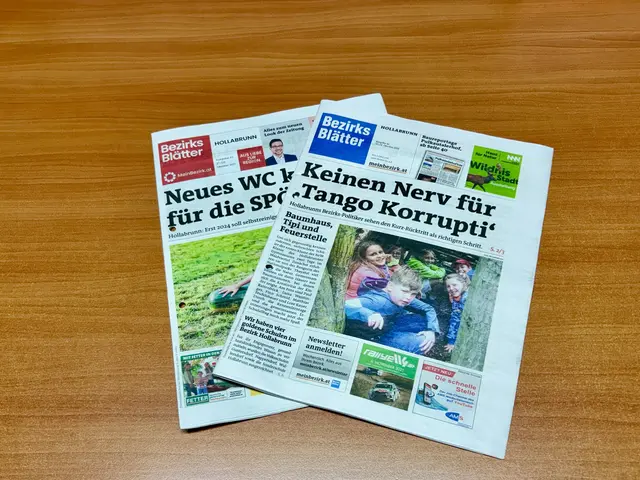 Seit 27. Oktober 2021 treten die Bezirksblätter in Rot auf.